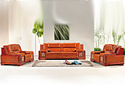 Traditional Leather SofaCG-CTZPSF-13_Office Furniture_Traditional Leather Sofa_Office Sofa
